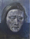 Alberto Sughi, Stabat Mater, Pannello di sinistra