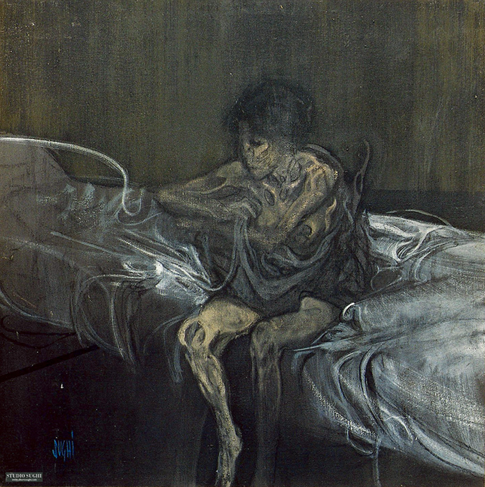 # 633, Ragazza sul letto, 1963